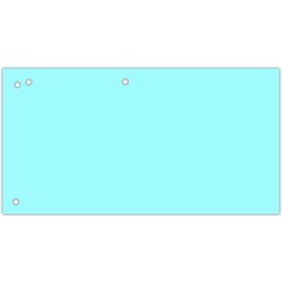 Przekładki kartonowe Donau 1/3 A4 niebieskie (100)