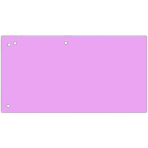 Przekładki kartonowe Donau 1/3 A4 różowe (100)