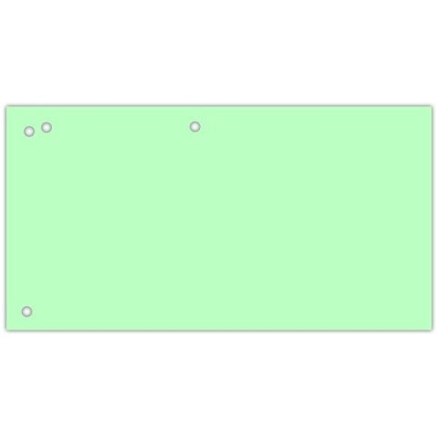 Przekładki kartonowe Donau 1/3 A4 zielone (100)