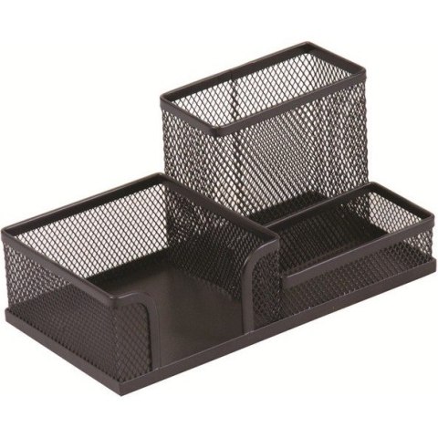 Przybornik na biurko Q-Connect metalowy czarny