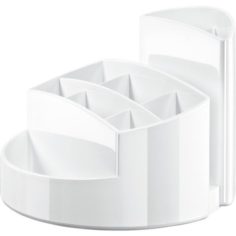 Przybornik na biurko Han 9 komór biały