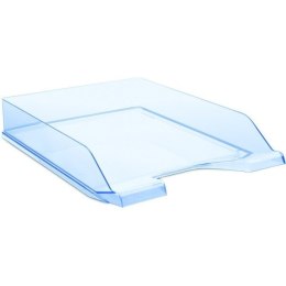 Półka na dokumenty Donau A4 transparentna niebieska