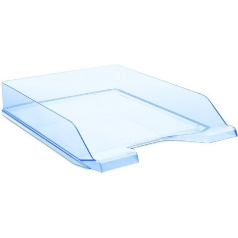 Półka na dokumenty Donau A4 transparentna niebieska