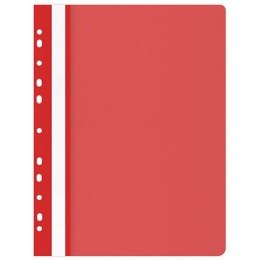 Skoroszyt wpinany Office Products A4 PP czerwony (25)