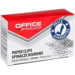 Spinacze biurowe Office Products 50mm okrągłe (100)