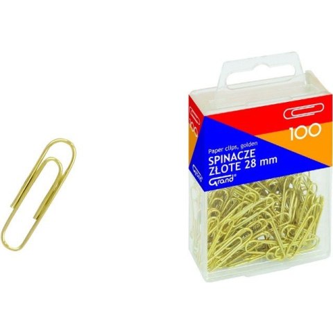 SPINACZE ZŁOTE 28mm (100)