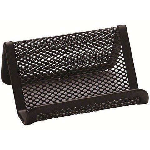 Stojak na wizytówki Q-Connect metalowy czarny