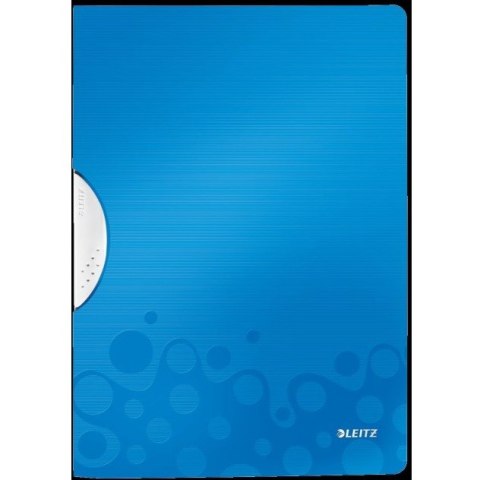 Skoroszyt z klipsem Leitz Wow A4 30k niebieski