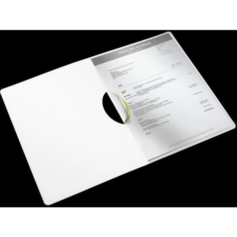 Skoroszyt z klipsem Leitz Wow A4 30k zielony