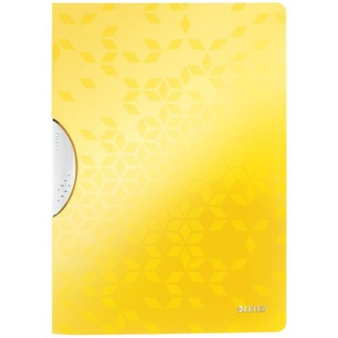 Skoroszyt z klipsem Leitz Wow A4 30k żółty