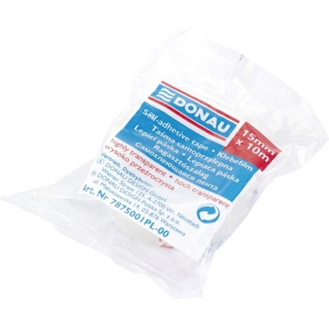 Taśma biurowa Donau 15mm/10m