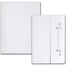 TECZKA KARTONOWA Z GUMKĄ A4 350g BIAŁA