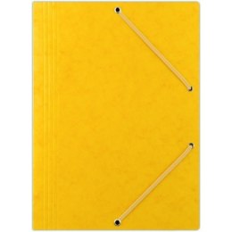 Teczka preszpanowa z gumką Donau A4 żółta