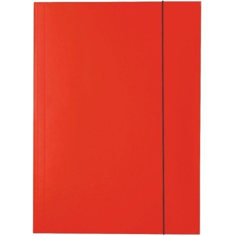 TECZKA KARTONOWA Z GUMKĄ ESSELTE A4/400g CZERWONA
