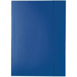 TECZKA KARTONOWA Z GUMKĄ ESSELTE A4/400g GRANATOWA