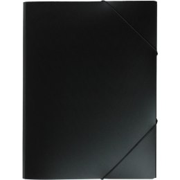 TECZKA PP Z GUMKĄ BIURFOL A4/25mm CZARNA