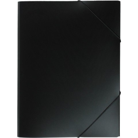 TECZKA PP Z GUMKĄ BIURFOL A4/25mm CZARNA