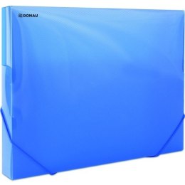 Teczka PP z gumką Donau A4/30mm niebieska