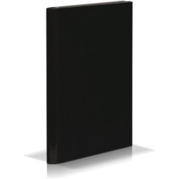 TECZKA SKRZYDŁOWA Z RZEPEM A4 40mm CZARNA