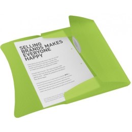 TECZKA Z GUMKĄ ESSELTE VIVIDA A4/15mm ZIELONA