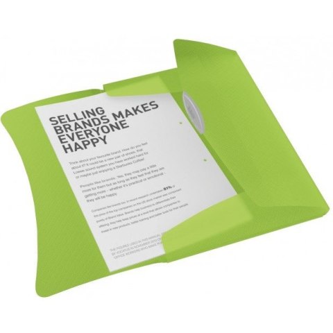 TECZKA Z GUMKĄ ESSELTE VIVIDA A4/15mm ZIELONA