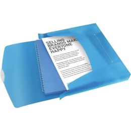 TECZKA Z GUMKĄ ESSELTE VIVIDA A4/40mm NIEBIESKA