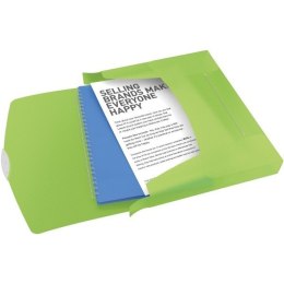 TECZKA Z GUMKĄ ESSELTE VIVIDA A4/40mm ZIELONA