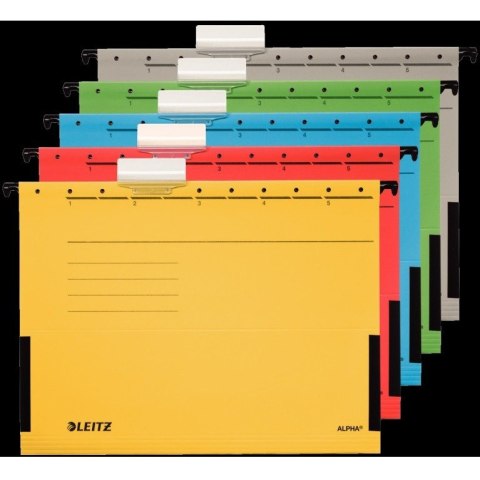 TECZKA ZAWIESZANA LEITZ ALPHA A4 Z BOKAMI NIEBIESKA
