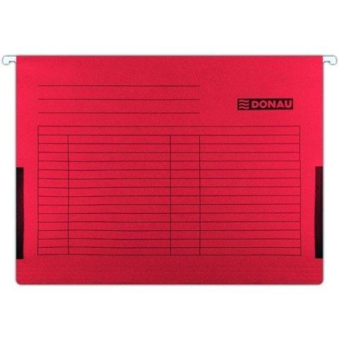 Teczka zawieszana Donau A4 (z bokami) czerwona (5)