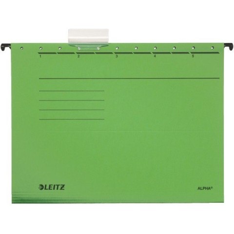 TECZKA ZAWIESZANA LEITZ ALPHA A4 ZIELONA