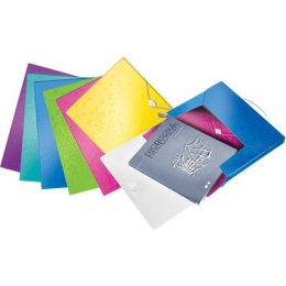 Teczka PP z gumką Leitz Wow A4/30mm zielona