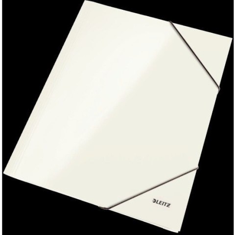 Teczka kartonowa z gumką Leitz Wow A4 biała