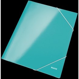 Teczka kartonowa z gumką Leitz Wow A4 turkusowa