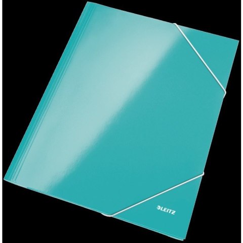 Teczka kartonowa z gumką Leitz Wow A4 turkusowa