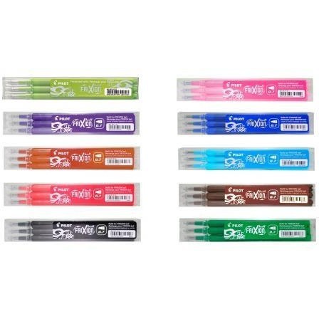 Wkłady wymazywalne Pilot Frixion M 0.7mm niebieskie (3)