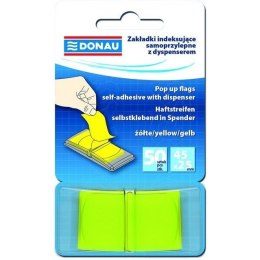 Zakładki Donau 25x45mm żółte (50)