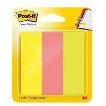 ZAKŁADKI POST-IT 26x76mm 3 KOLORY (3x100)