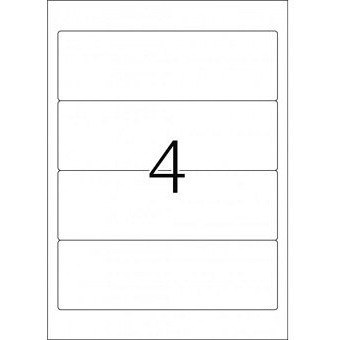 ETYKIETY A4 IGEPA 190*61,0mm BIAŁE (100)