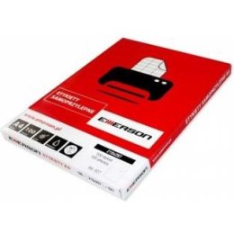 Etykiety Emerson A4 śr.40mm zielone (25)