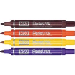 MARKER PERMANENTNY PENTEL N50 POMARAŃCZOWY