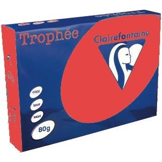 Papier Trophee A4/80g czerwień koralowa (500)