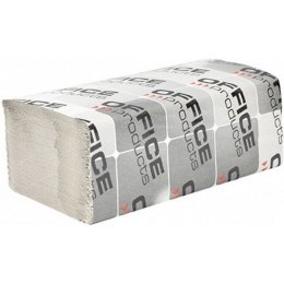 Ręczniki składane Office Products ZZ 1w makulatura szare (20x200)