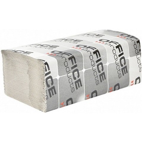 Ręczniki składane Office Products ZZ 1w makulatura szare (20x200)
