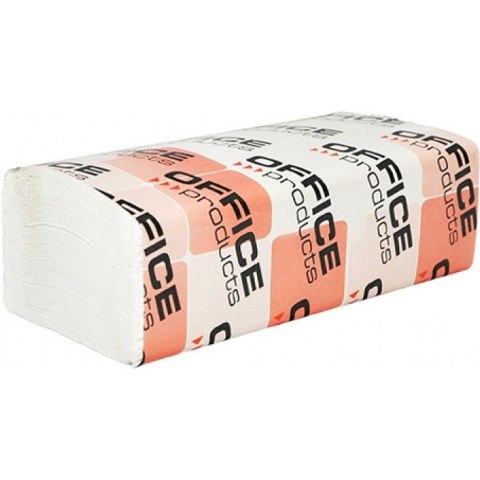 Ręczniki składane Office Products ZZ 2w celuloza białe (20x150)