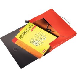 TECZKA Z GUMKĄ LEITZ SOLID 30mm CZERWONA