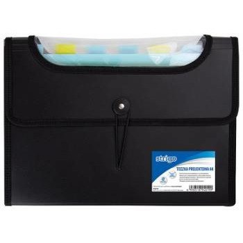 TECZKA PP STRIGO A4 12 PRZEKŁADEK FIOLETOWA