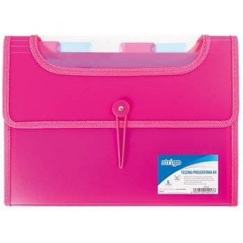 TECZKA PP STRIGO A4 6 PRZEKŁADEK ZIELONA