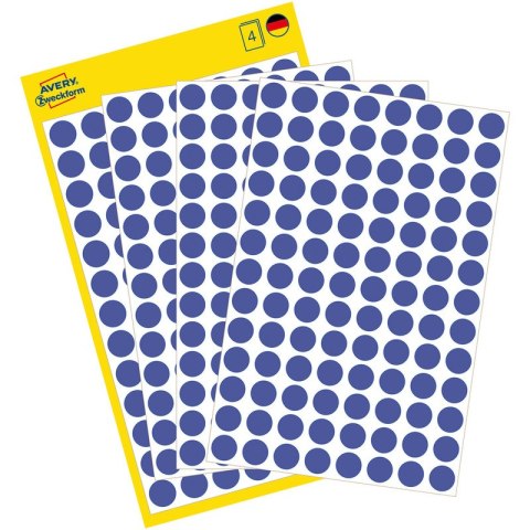 KÓŁKA AVERY śr.8mm USUWALNE NIEBIESKIE (4x104)