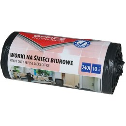Worki na śmieci Office Products 240L LDPE czarne (10)