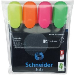Zakreślacze Schneider Job 4 kolory